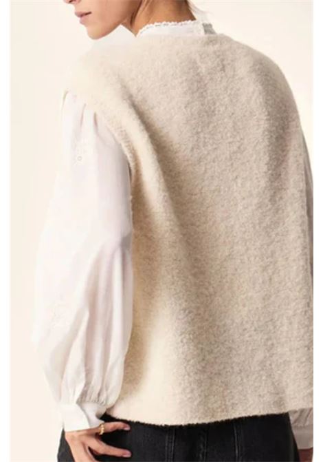 Cardigan giro maniche beige Des Petits Hauts | Cardigan | 1H240010OURS